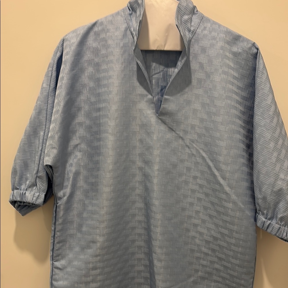Caryn Lawn Light Blue Textured dress- one size fits all